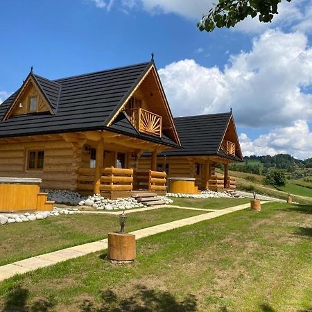 Domki Gorce Klikuszowa Sauna Jacuzzi エクステリア 写真
