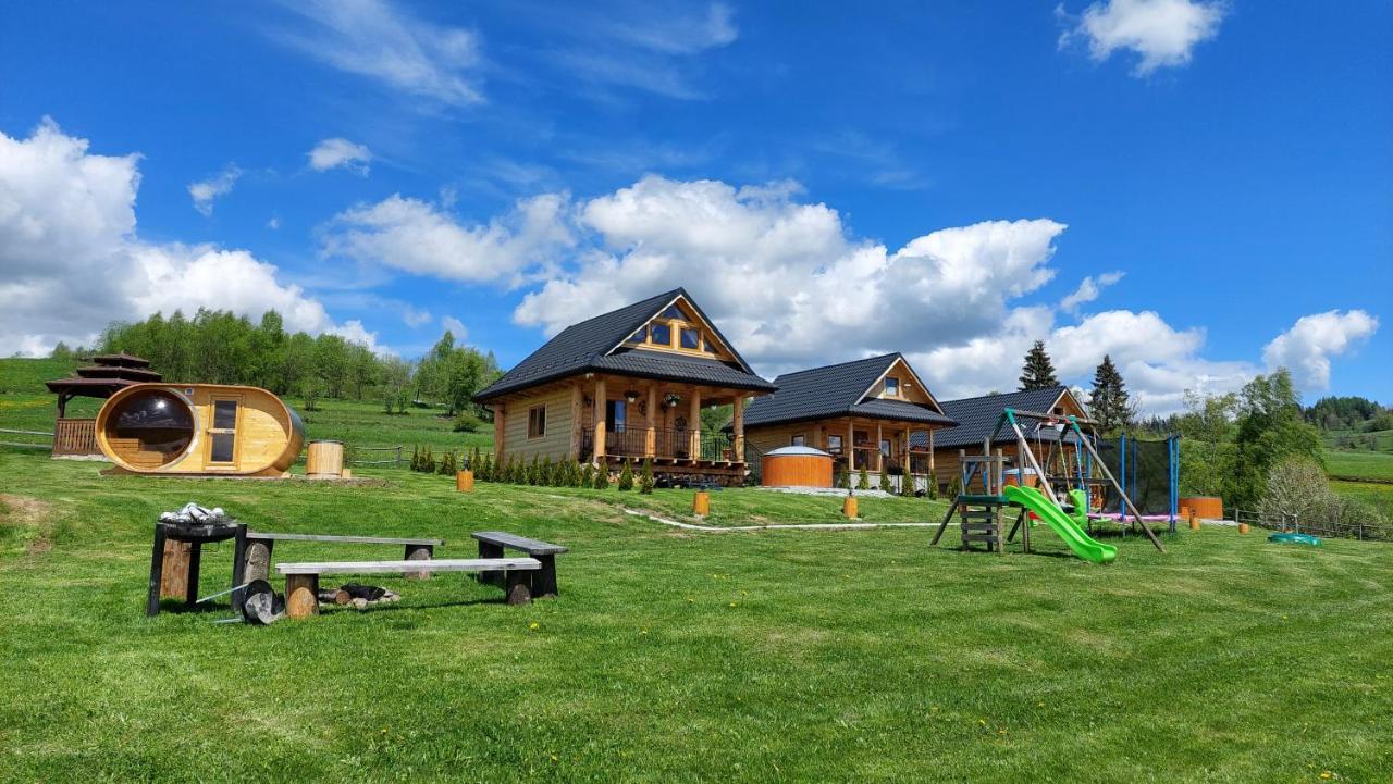 Domki Gorce Klikuszowa Sauna Jacuzzi エクステリア 写真