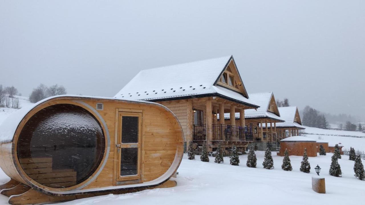 Domki Gorce Klikuszowa Sauna Jacuzzi エクステリア 写真