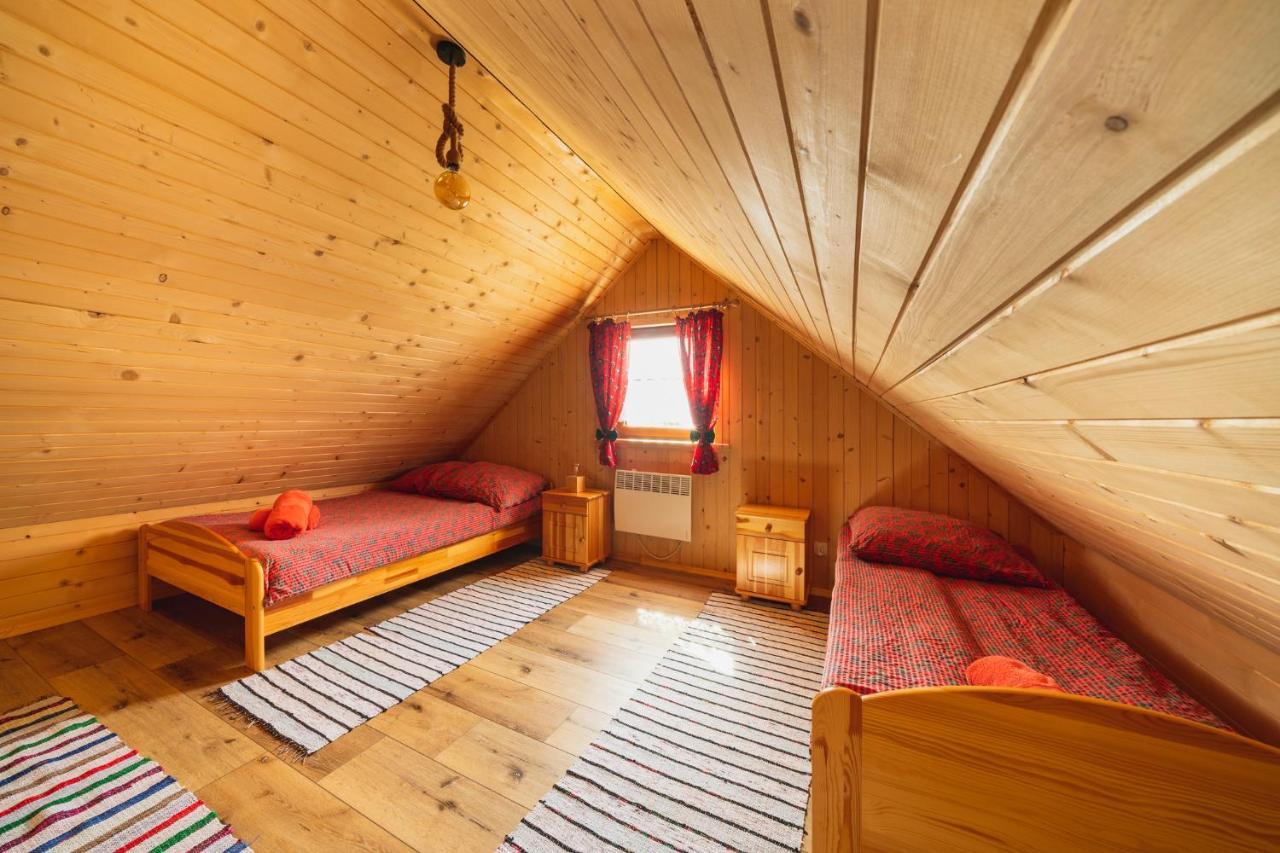 Domki Gorce Klikuszowa Sauna Jacuzzi エクステリア 写真