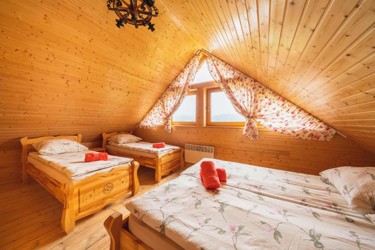 Domki Gorce Klikuszowa Sauna Jacuzzi エクステリア 写真