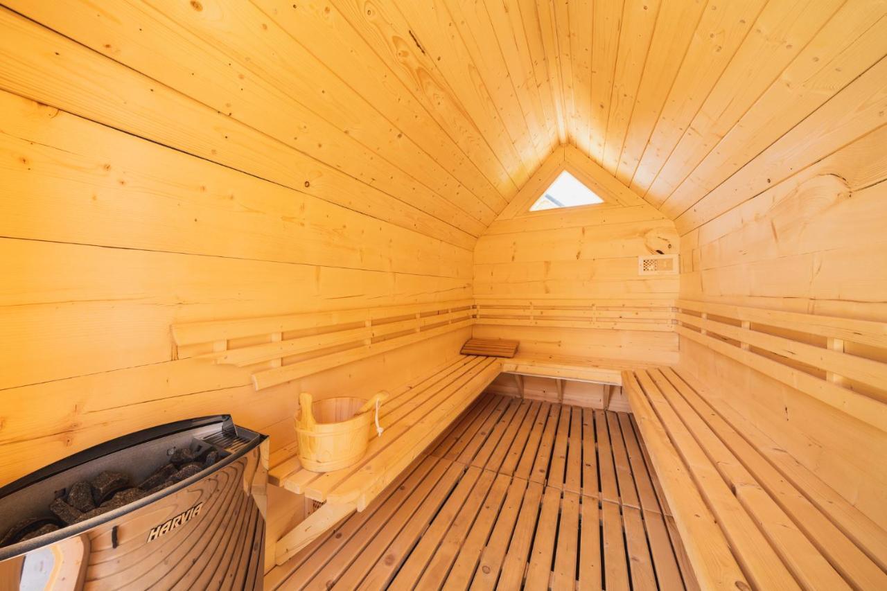 Domki Gorce Klikuszowa Sauna Jacuzzi エクステリア 写真