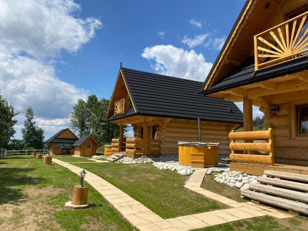 Domki Gorce Klikuszowa Sauna Jacuzzi エクステリア 写真