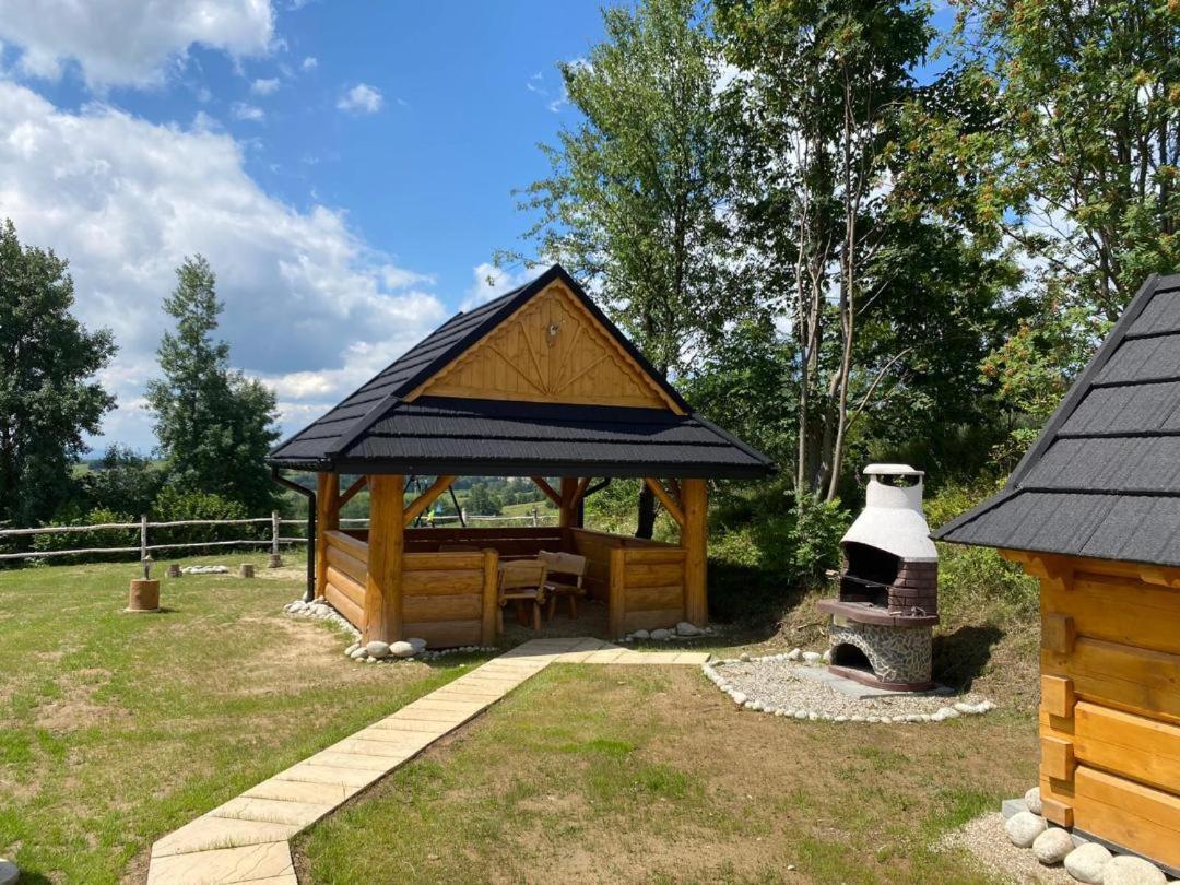 Domki Gorce Klikuszowa Sauna Jacuzzi エクステリア 写真