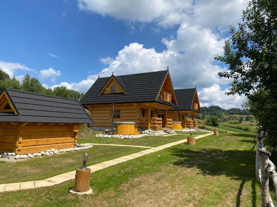 Domki Gorce Klikuszowa Sauna Jacuzzi エクステリア 写真