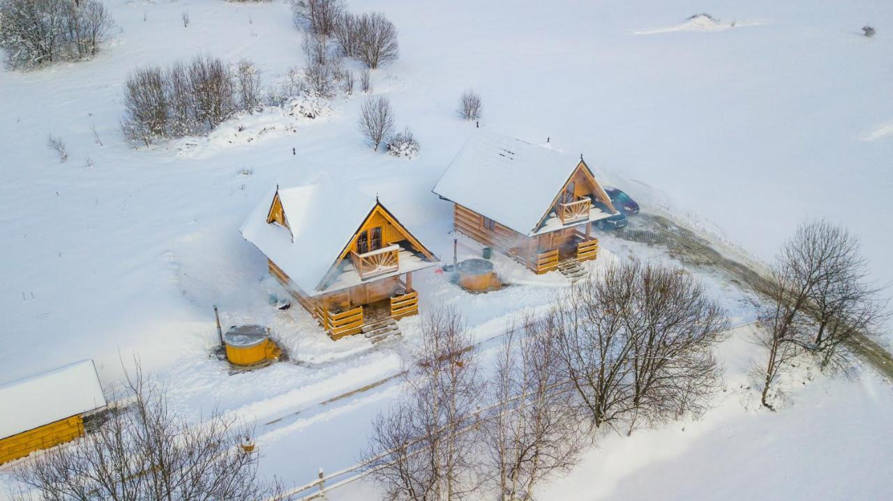 Domki Gorce Klikuszowa Sauna Jacuzzi エクステリア 写真